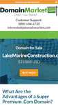 Mobile Screenshot of lakemarineconstruction.com