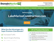 Tablet Screenshot of lakemarineconstruction.com